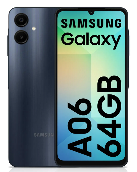 Samsung Galaxy A06 64GB 5G Dual-Sim Black Unlocked Android Smart Phone