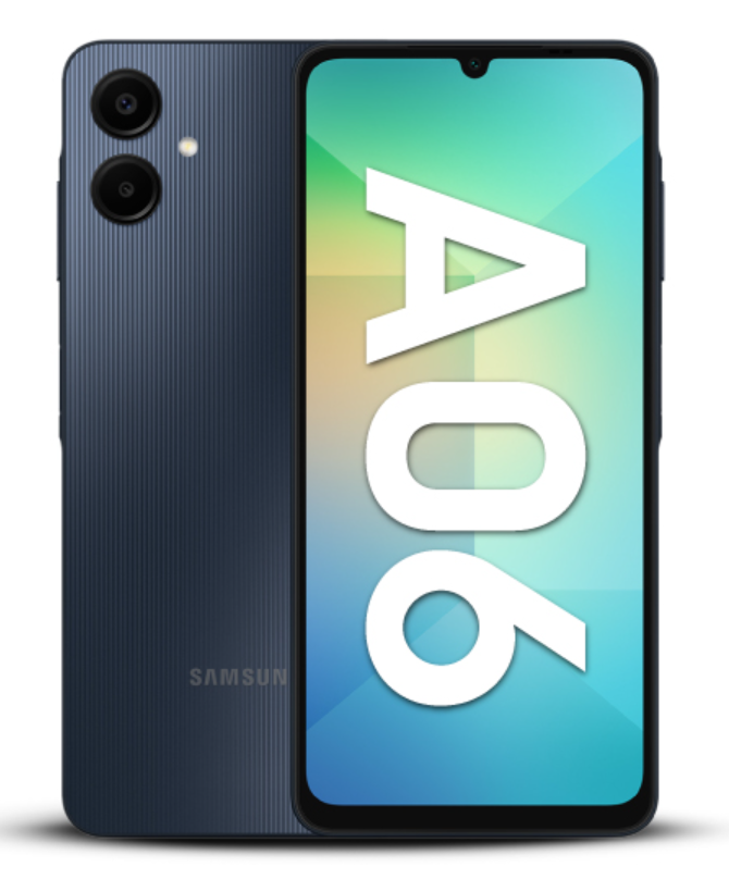 Samsung Galaxy A06 64GB 5G Dual-Sim Black Unlocked Android Smart Phone