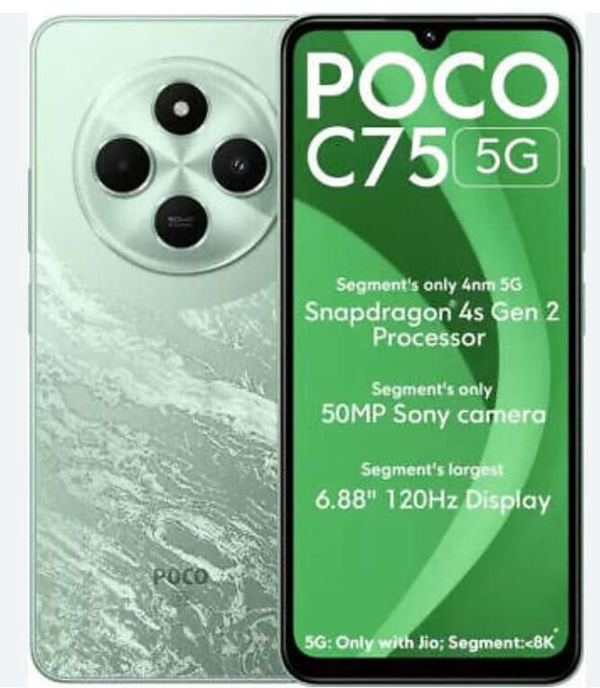 Xiaomi POCO C75 256GB Android Dual SIM Unlocked