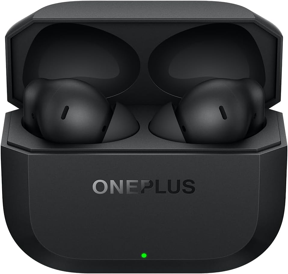 OnePlus Nord Buds 3r TWS Earbuds up to 54 Hours Playback, 2-mic Clear Calls, 3D Spatial Audio, AI Translation, 12.4mm Drivers, Dual-Device Connectivity, 47ms Low Latency - Ash Black